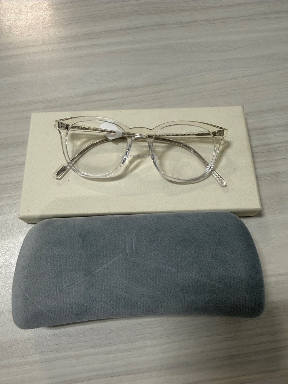 Oliver peoples Josianne OV5538U Clear Round Frame Glasses - Transparent